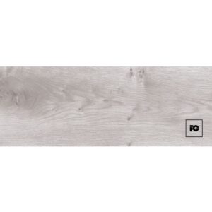 Piso cerámico tipo madera color gris formato 22.3x60, modelo Carranza.