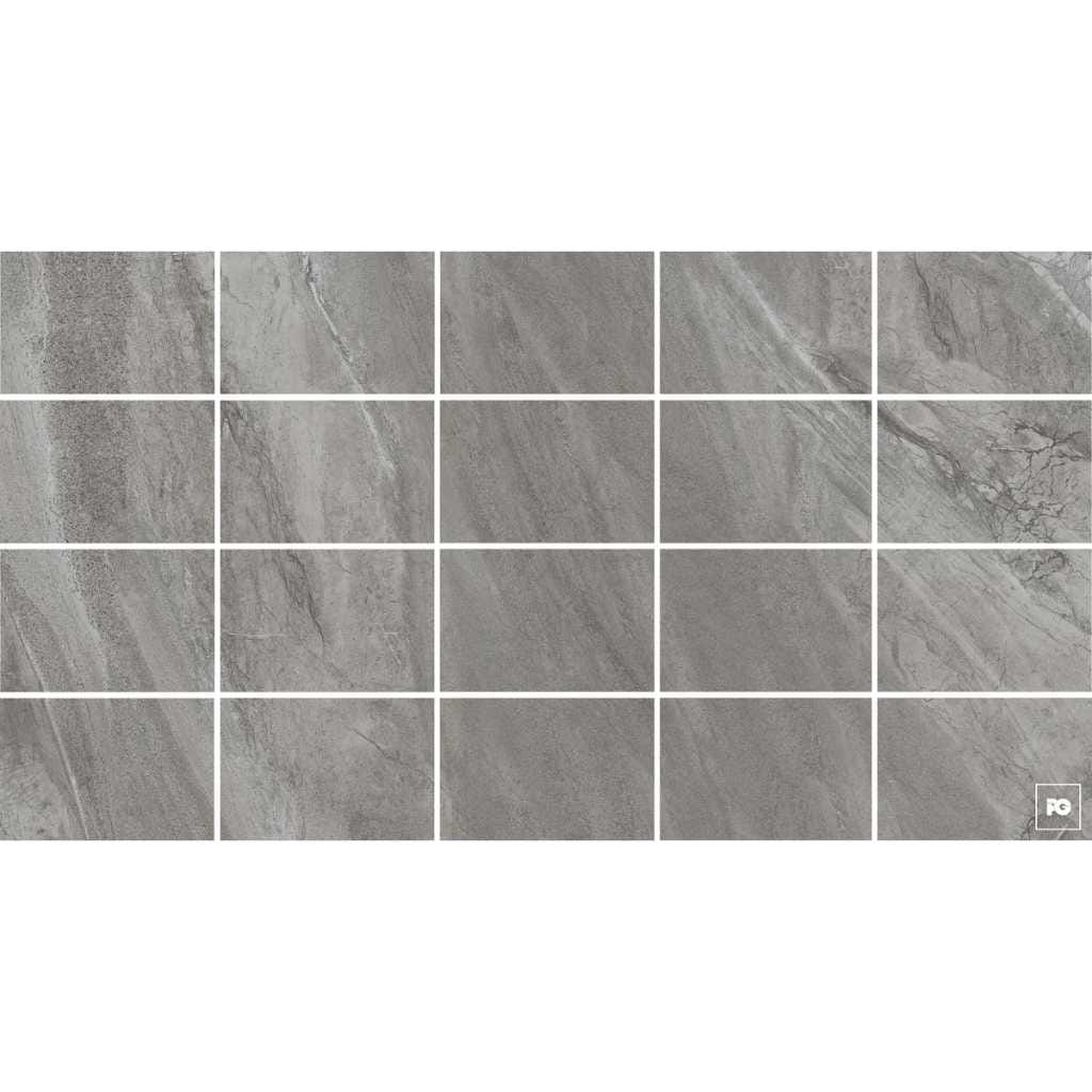 Azulejo cerámico color gris oscuro formato 25x40, modelo Constanti. - Imagen 3