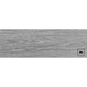 Piso cerámico tipo madera color gris formato 18x55, modelo Chalet Wood.