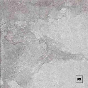 Piso cerámico color gris formato 55x55, modelo Piedra del Castillo.