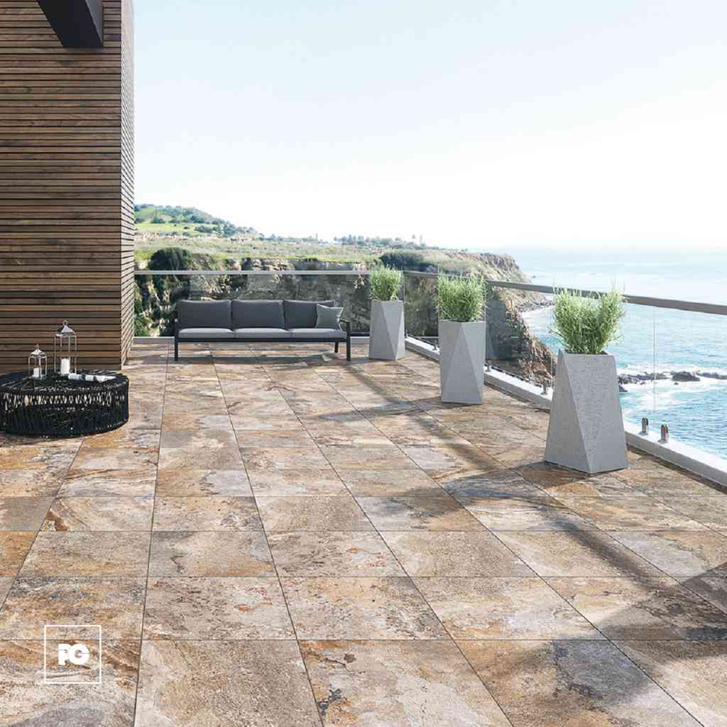 Piso cerámico color slate formato 55x55, modelo Imperial. - Imagen 2