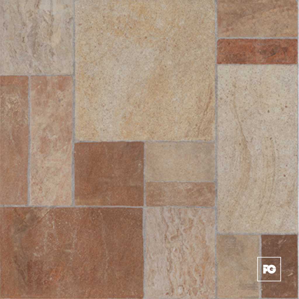 Piso cerámico color verano formato 55x55, modelo Vallarta.