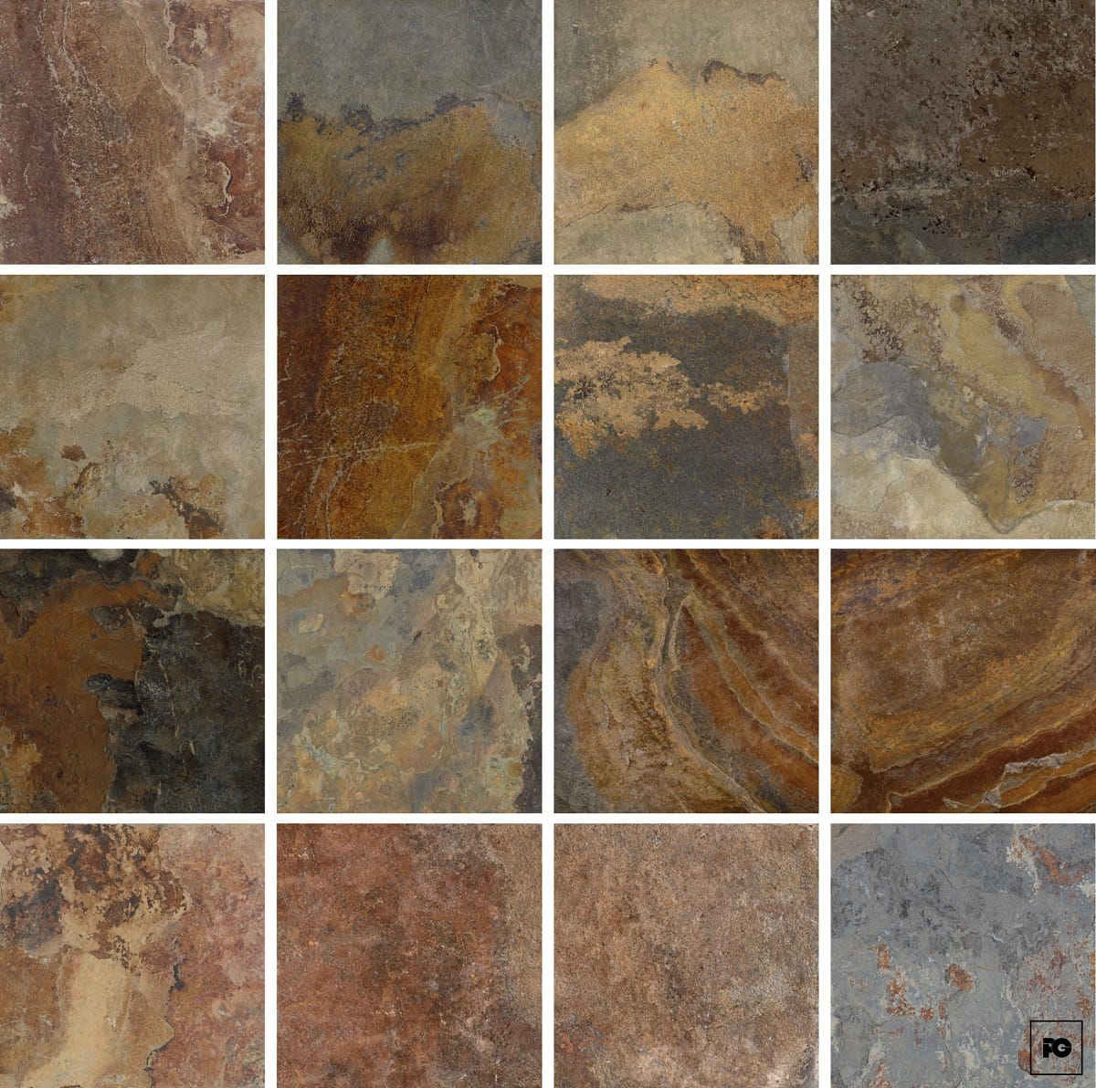 Piso cerámico color slate formato 55x55, modelo Imperial. - Imagen 3