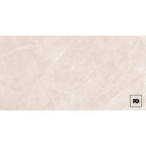 Piso cerámico rectificado color beige formato 50x100, modelo Living.