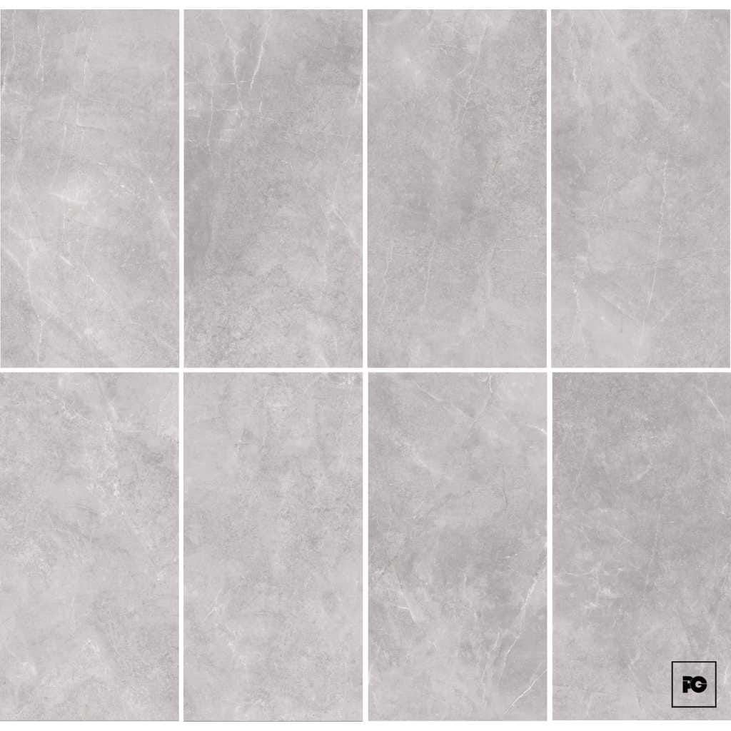 Piso cerámico rectificado color gris formato 50x100, modelo Living. - Imagen 2